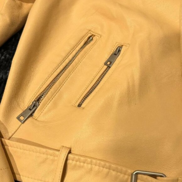 Levi’s BELTED FAUX LEATHER MOTO JACKET New with tags - Picture 4 of 7